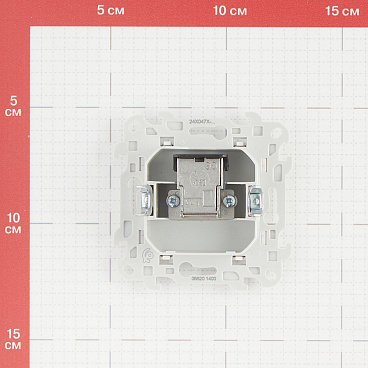 Розетка телевизионная Simon 24 Harmonie встраиваемая белая (2450476-030)