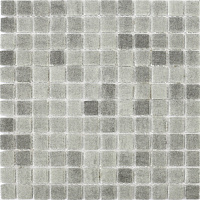 Мозаика Mir Mosaic Natural Steppa светло-серая стеклянная 315х315х5 мм глянцевая
