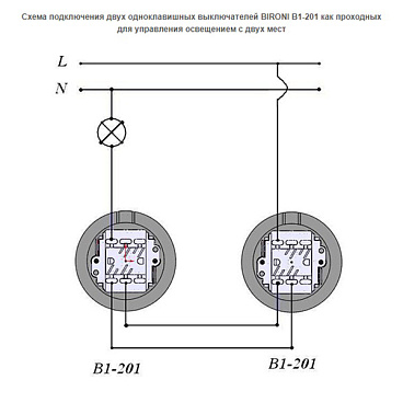 Выключатель Bironi Лизетта одноклавишный накладной черный ретро (B1-201-23)