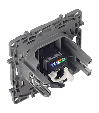 Розетка компьютерная Legrand Etika встраиваемая белая RJ45 (672241)