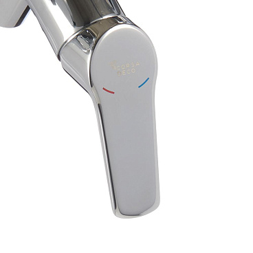 Смеситель для ванны Corsa Deco KX хром однорычажный с длинным изливом с лейкой (FBTKX3)