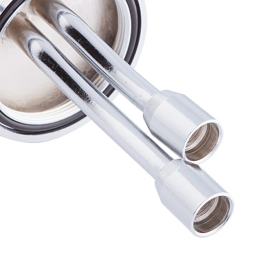 Смеситель для кухни Lavelly Button хром с высоким изливом однорычажный (673108)