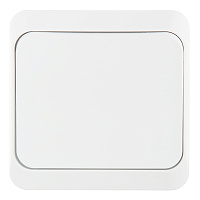 Выключатель Systeme Electric Этюд одноклавишный накладной белый с самовозвратом (KA10-001B)