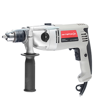 Дрель сетевая ударная Интерскол ДУ-16/1000ЭР 1000 Вт ключевой патрон (57.1.3.00)