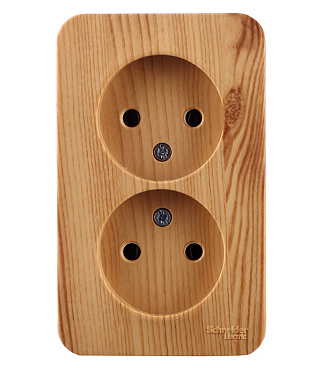 Розетка Systeme Electric Blanca накладная ясень (BLNRA000215)