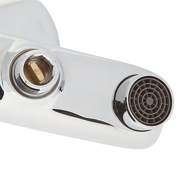 Смеситель для ванны Lavelly Optima хром однорычажный с коротким изливом без лейки (672205)