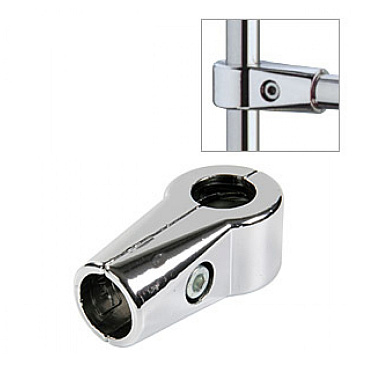 Соединитель Т-образный для двух труб к системе Joker d25 мм усиленный хром