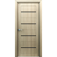 Дверь межкомнатная Орион 800х2000 мм финишпленка капучино с декоративной вставкой