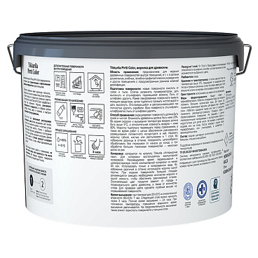 Морилка Tikkurila/Tikkivala Pirtti Color водная бесцветная 9 л