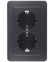 Розетка Hegel Master встраиваемая черная (РС16-351-08)