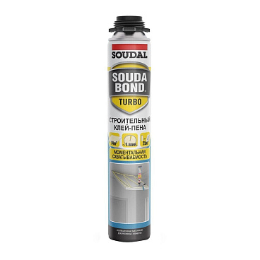 Клей для дерева и кирпича профессиональный Soudal Soudabond Turbo 750 мл