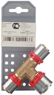 Тройник Tiemme 20(пресс) х 26(пресс) х 20(пресс)