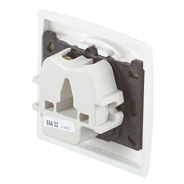 Розетка силовая для электроплит Legrand с заземлением 2Р+Е 20 А 230 В IP20 слоновая кость (55422)