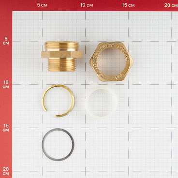Муфта Stahlmann IWS EasyFix 25 мм х 1 НР(ш) для гофрированных труб