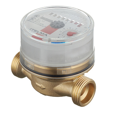 Счетчик для горячей воды Itelma WFW20 DN15 80 мм без сгонов
