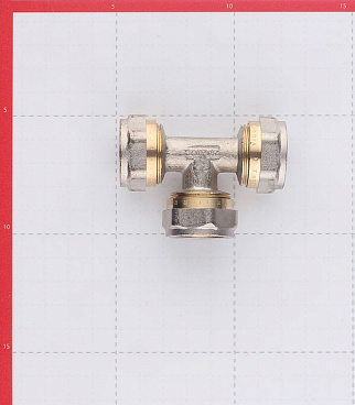 Тройник 20 обж(ц) х 20 обж(ц) х 20 обж(ц)
