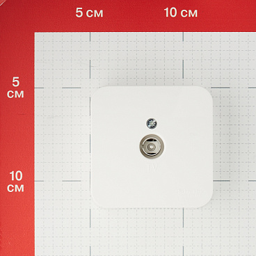 Розетка телевизионная Systeme Electric Blanca накладная молочная (BLNTA000012)