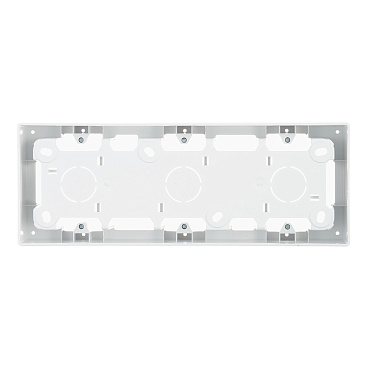 Коробка монтажная Simon 24 Harmonie трехместная накладная белая (2400753-030)