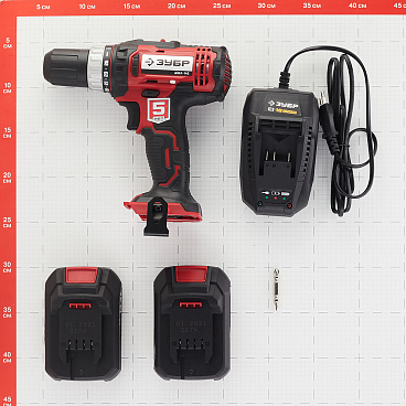 Дрель-шуруповерт аккумуляторная Зубр ДШЛ-145-22 14,4 В 2 Ач Li-Ion 2 АКБ и ЗУ