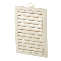 Решетка вентиляционная пластиковая приточно-вытяжная Era РРП 180х250 мм регулируемая слоновая кость