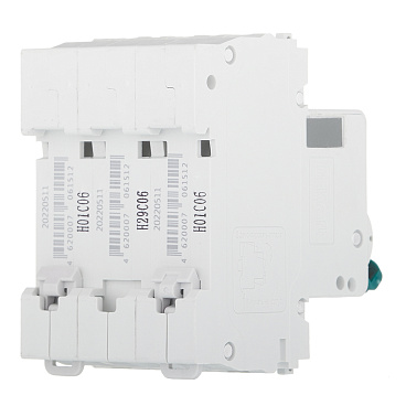 Автоматический выключатель модульный Dekraft BA-101 3P 6А тип C 4,5 кА 230/400 В (11076DEK)