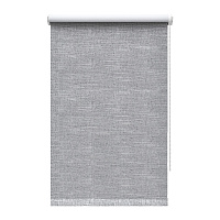 Рулонная штора блэкаут 100х160 см Decofest Каролина серая