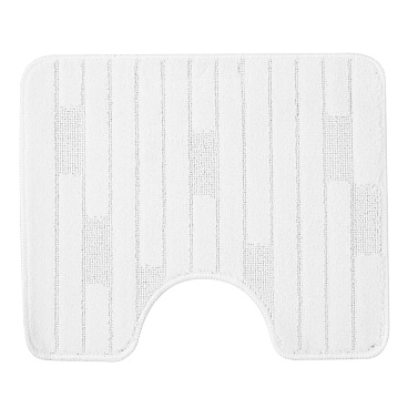 Коврик для туалета белый 50х60 см Fora Bricks (FOR-PP-BRK50-60W)