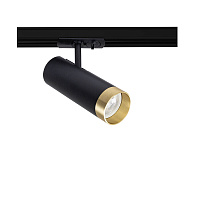 Трековый светильник однофазный Arte Lamp Topic 35 Вт GU10 1 кв.м черный (A2356PL-1BK)