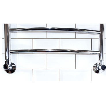 Комплект установочный для полотенцесушителя Лесенка Люкс 2 хром (2 шт.)