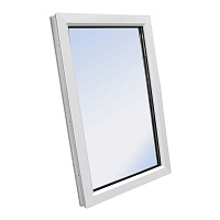 Пластиковое окно VEKA WHS Halo 60 900х600 мм 1 створка глухая однокамерное