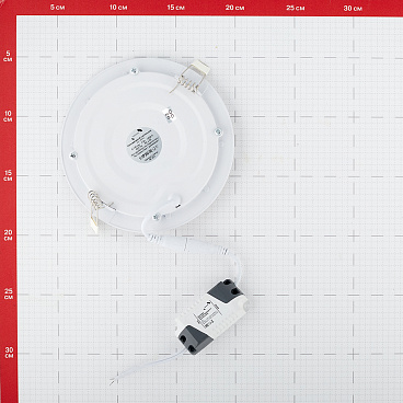 Светильник встраиваемый светодиодный белый 9 Вт 4000К IP20 Hesler ДВО (684745)