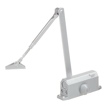 Доводчик дверной Corsa Deco (25-45 кг) серебро