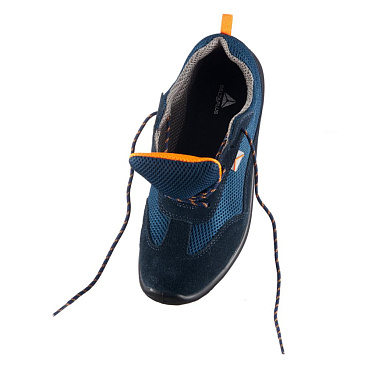 Полуботинки мужские замша/полиэстер с защитным подноском размер 42 черный/серый Delta Plus Como (COMOSPBL42)