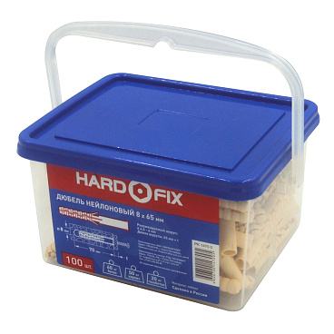 Дюбель распорный Hard-Fix 8x65 мм нейлон (100 шт.)