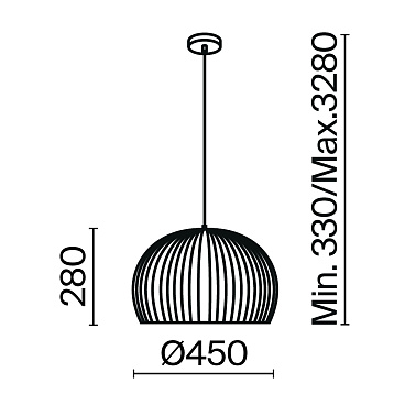 Подвесной светильник Maytoni MOD195PL-01W1