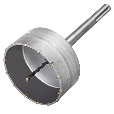 Коронка твердосплавная Практика (917-958) по бетону d125 мм с переходником