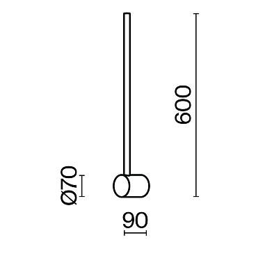 Настенный светильник (бра) Maytoni MOD237WL-L6BS3K