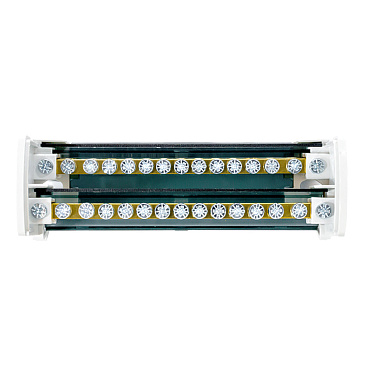 Шина нулевая EKF PROxima 2х15 отверстий в корпусе (sn0-2х15)