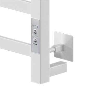 Полотенцесушитель электрический MyFrea MyParma 1200х100 мм 100 Вт с терморегулятором белый