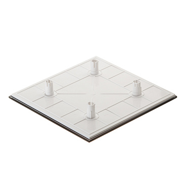 Панель декоративная для вентилятора KW Awenta PTGB100P черное глянцевое стекло