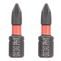 Бита КМ (882095) PH1 магнитная 25 мм ударная (2 шт.)