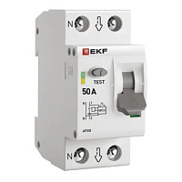 Устройство защиты от дугового пробоя EKF PROxima 50-pro 2P 50А 230 В на DIN-рейку (afdd-2-50-pro)