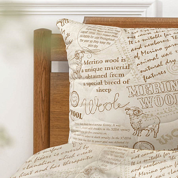 Одеяло теплое 1,5-спальное шерсть мериноса Волшебная Ночь (730671)