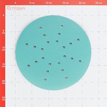Диск шлифовальный Sunmight Film L312T d225 мм P100 на липучку пленочная основа (50 шт.) (53507)