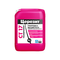 Грунт Церезит СТ 17 Transparent глубокого проникновения 10 л