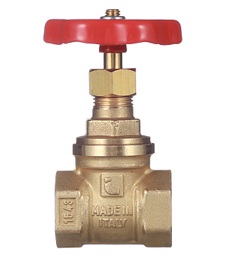 Задвижка клиновая латунный 1/2 ВР(г) х 1/2 ВР(г) вентиль