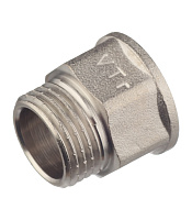 Удлинитель Valtec 15 мм х 1/2 ВР(г) х 1/2 НР(ш) латунный (VTr.197.N.0415)