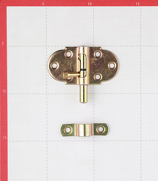 Шпингалет Gah Alberts пружинный 60 мм оцинкованный