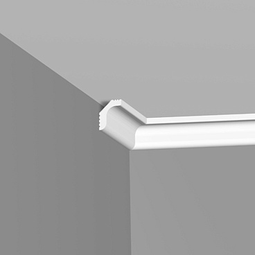 Плинтус потолочный из пенополистирола 20х25х2000 мм под натяжной потолок Плинтэкс C20/25