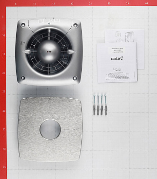 Вентилятор осевой Cata X-Mart 12 170х170 мм d120 мм серебро